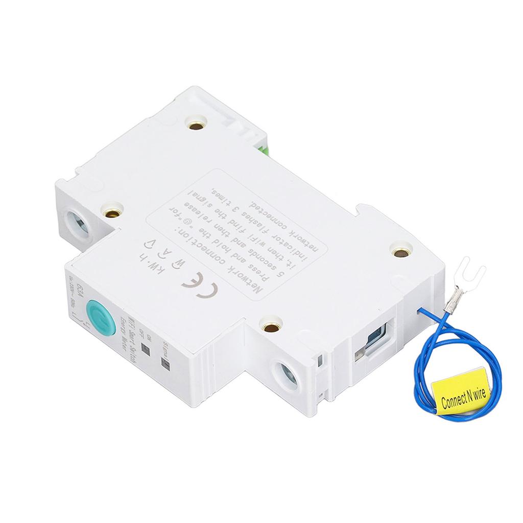 Wifi Smart Circuit Breaker Switch Energy Power Meter DIN Rail for Ewelink APP Wireless Control AC230