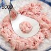 Кухонный гаджет 1/2 шт. Ложка-формовка для фрикаделек из нержавеющей стали, Зачерпыватель с ручным отверстием, Инструмент с длинной ручкой для ручного изготовления шариков из креветок, овощей, рыбных шариков