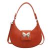 Chic Pu Leather Korean Underarm Bag Fashionable Shoulder Bag For Everyday Use
