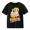 Trendy Hot Selling Childrens Tshirt Naruto Pure Cotton Cartoon Printed Parentchild Outfit Round Neck Short Sleeved Shirt