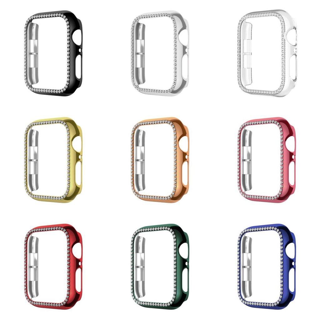 Инкрустированный бриллиантами чехол для Apple Iwatch Series 6/se/5/4/3/2/1
