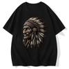 2025 New Indian Avatar Men's T-shirt Large Size Pure Cotton Fashion Handsome Trend Casual Round Neck High-end Short Sleeves