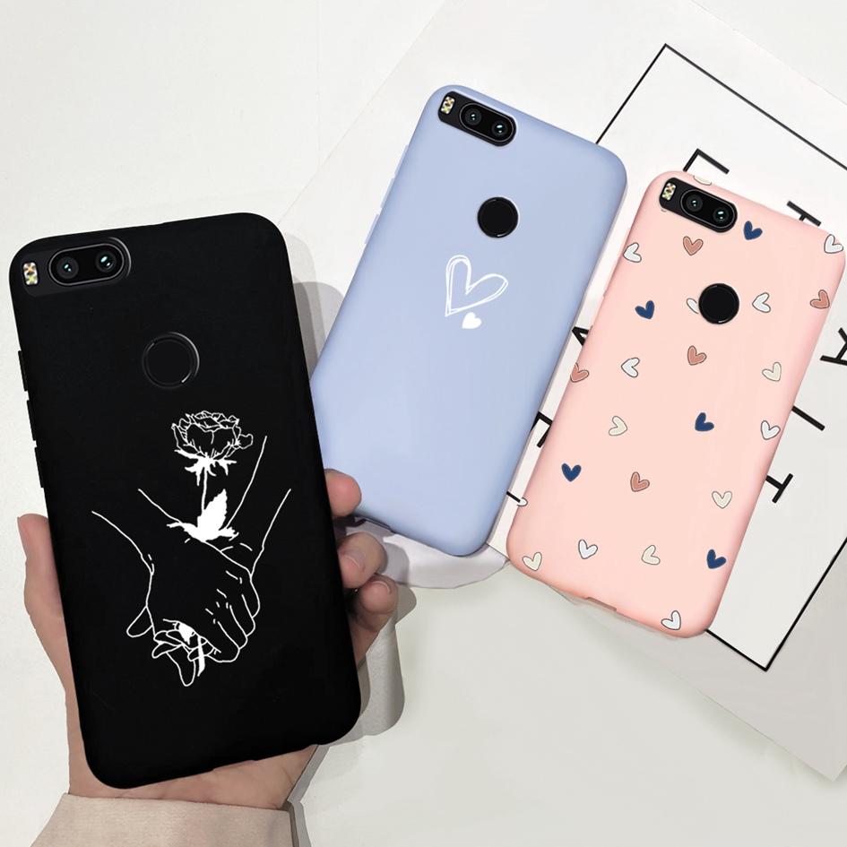 For Xiaomi Mi A1 5X Case New Butterfly Sunflower Patterns Soft Protector Bumper Cover For Xiomi Mi A1 MiA1 Mi5X Phone Cases 5.5"