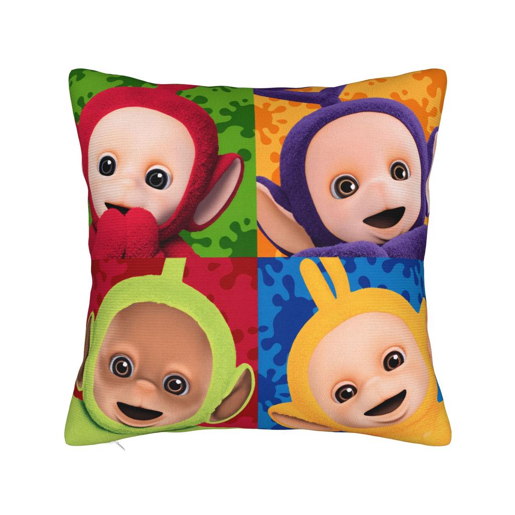 T-TeletubbiesED Pillow Case Retro Trendy Pillow Cover Comfy Pillowcases For Living Room Bed Chair