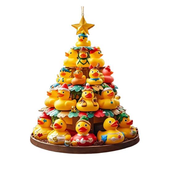 Рождественский кулон Утка Декор Праздничные сувениры Подарок Праздничная атмосфера Дом Офис Вечеринка Декоративное украшение