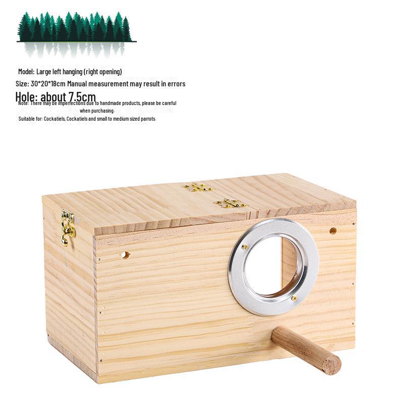 Прозрачный ящик для разведения попугаев: Черный феникс, тигровая шкура, дизайн с пионами, подвесной домик в виде птичьего гнезда.