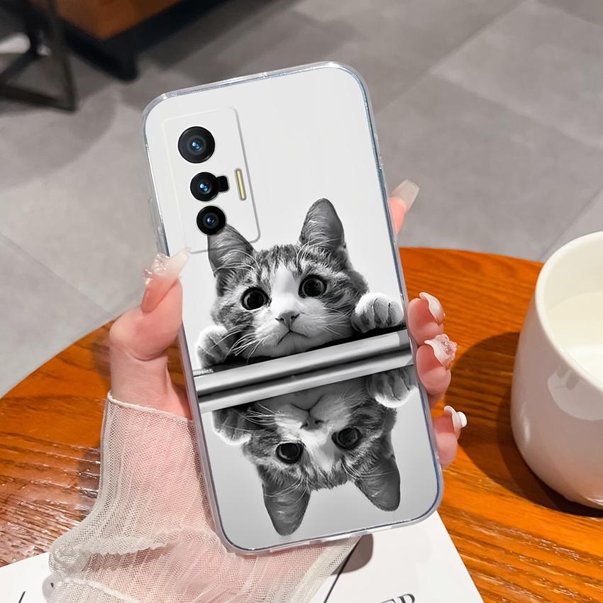 For Vivo X27 X200S X21 X60 X70 X80 Pro Plus Clear Phone Cover Delicious Fruit Pattern Soft Silicone High Quality Scratch Resistant Shell For Vivo Case