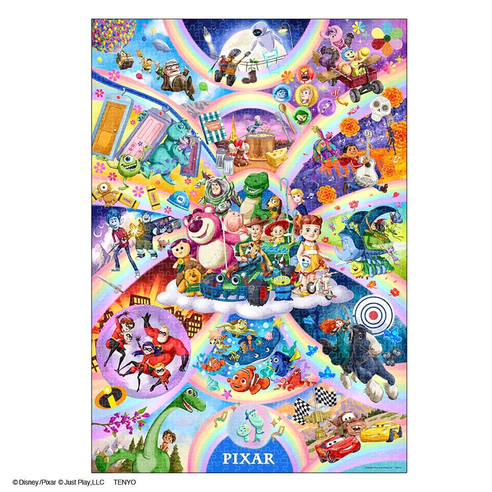 Tenyo в большой коллекции пазлов из 1000 элементов с персонажами Disney Popping Pixar. В комплект входят клей и лопатка. В комплект входит сервисная карта [Сделано в Японии]!