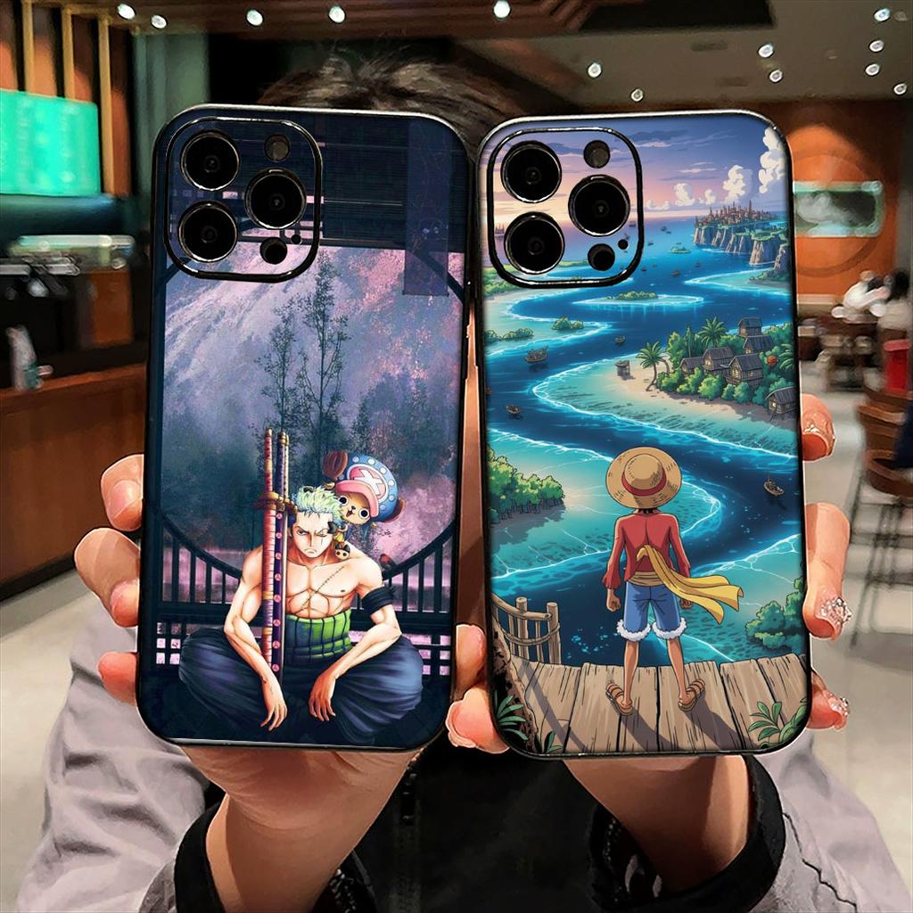 for Apple iPhone 17 16 15 11 Pro XS Max XR 6 7 8 Plus + SE 2020 5 16E Phone Cover Case ONEs Roronoas P-PIECEs Zoros L-Luffys