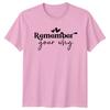 Remember Your Why Graphic Motivational Quote TShirt Adult Unisex