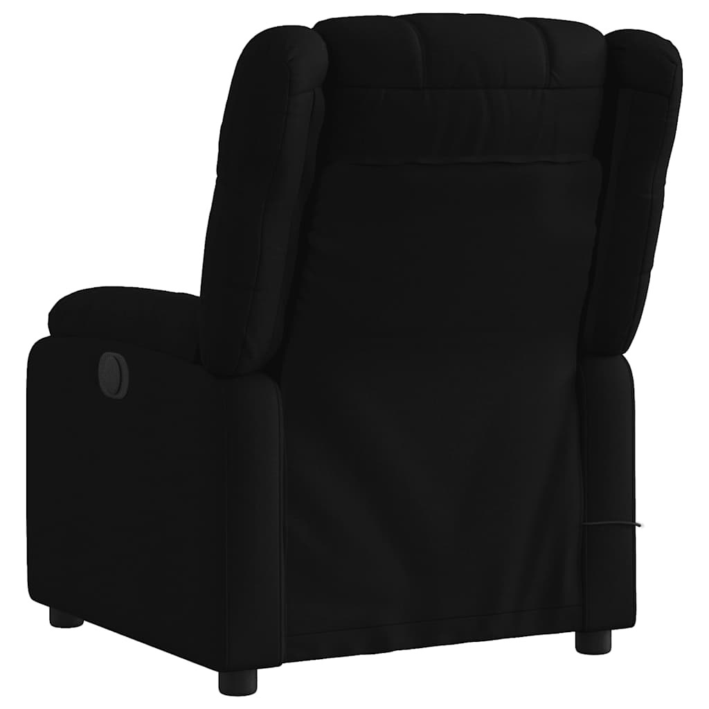 Massage Chair Black Fabric