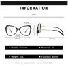 Anti-blue Light Glasses Metal Cat Eye Eyewear Women Men Exquisite Sweet Eyeglasses Blue Light Blocking Man Lady Computer Eyeglas