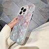 Розовый чехол с цветочным принтом для iPhone 17 16 15 14 13 12 11 Pro Max X XS XR 15 14 Plus 16E 17Air Ударопрочный защитный чехол