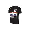Dri-Fit NBA Denver Nuggets Быстросохнущая футболка с короткими рукавами Мужские топы Черные BV8758-010