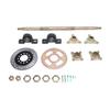 Go Kart Rear Axle Kit 24 Inch Heavy Duty Sprocket Brake Disc Base Rear Axle Assembly Set for 50 To 150CC DIY Rebuilt