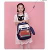 Charming Cartoon Nylon Backpack For 1st And 2nd Grade Kids With Spacious Capacity Cute Pencil Case