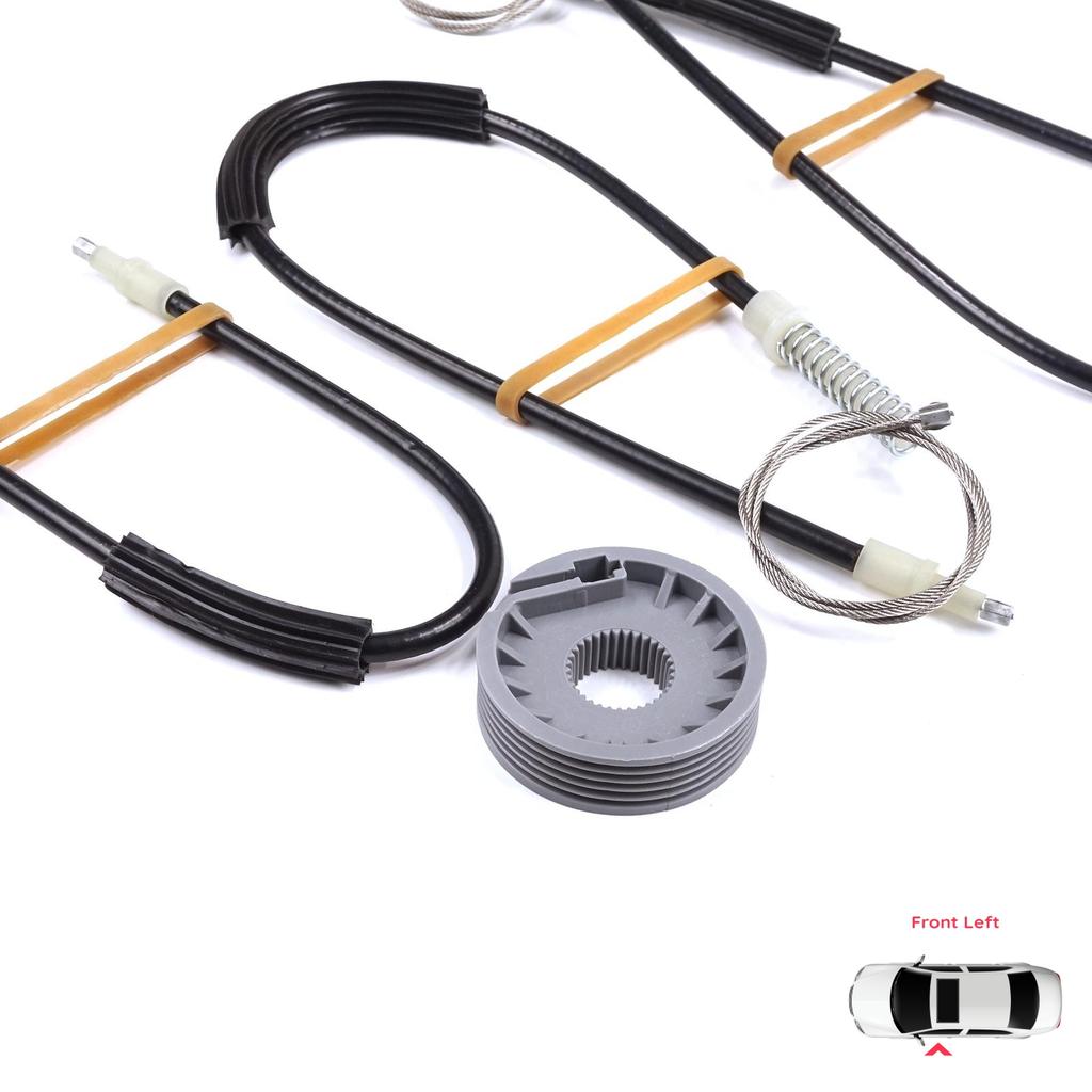 BWR5552 Комплект для ремонта стеклоподъемника левой двери для Mitsubishi Colt CZC Cabriolet RG 2006-2009 98031403