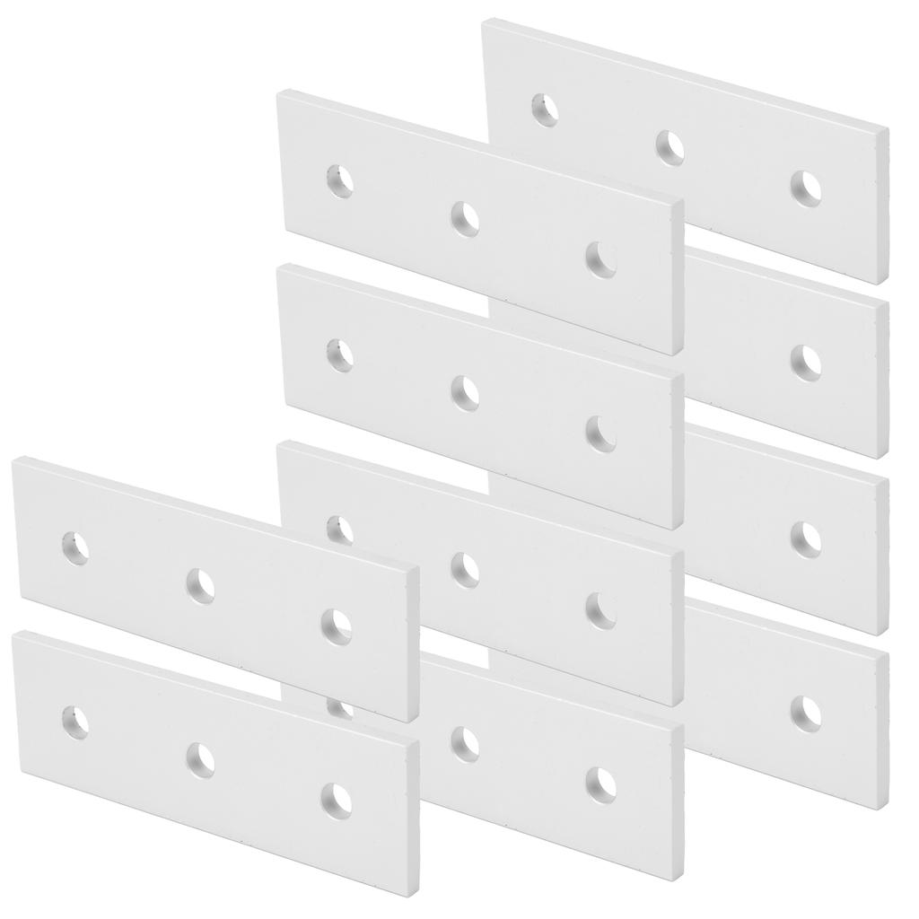 Aluminum Flat Connecting Joining Plate Flat Straight Mending Joining Plates Connecting Joining Plate Mending Fixing Plate