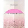 Flowering In Water, Sunny Umbrella, Three Fold Sun Protection and UV Protection Umbrella
