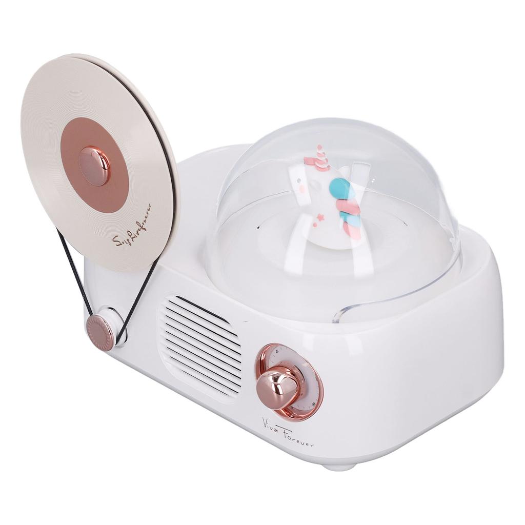 Ретро Bluetooth-динамик со светом, стереозвук Hi-Fi, успокаивающий проигрыватель пластинок, динамик со светом для