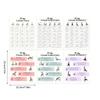 Chair Exercises For Seniors 30-Day 6 Pieces Fitness Cards Chair Yoga Book For Travel Morning Working Family Friends Sports