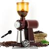Huanyu Coffee Easily Make Delicious Electric Coffee 8 Grain Fineness 225g Per Comes with 2 110V Applicable To Home Commercial Use Stainless Steel