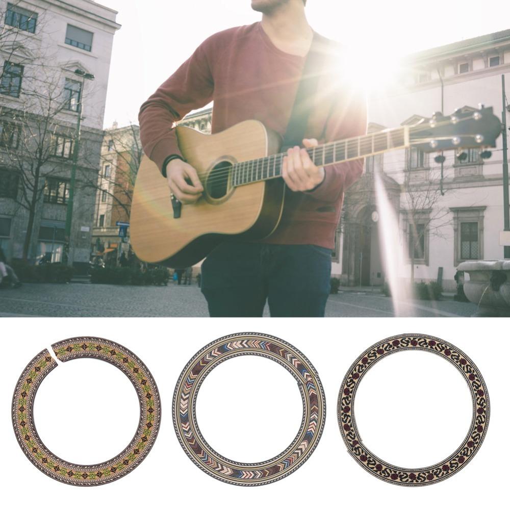 6PCS Sound Hole Decoration Guitar Soundhole Rosette Classical Guitar Inlay Classical Guitar