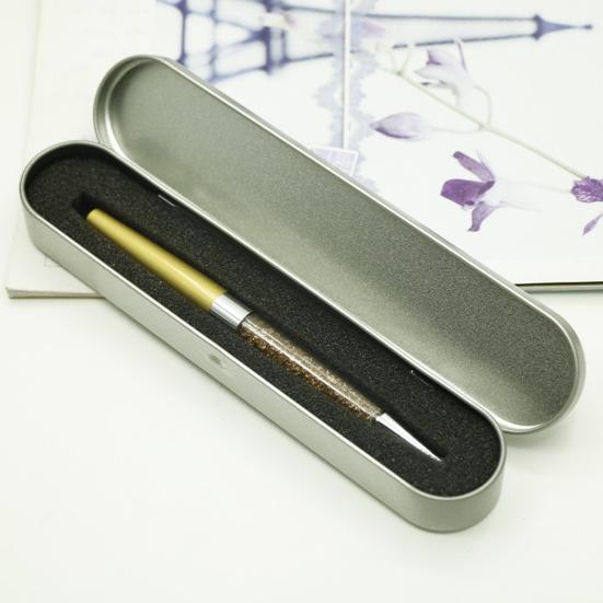 Пенал стильный прочный защитный ящик для канцелярских принадлежностей гладкий край долговечный металлический ящик для ручек для дома