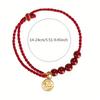 1pc Beads Bracelet For Women Men Amulet Braided Rope Good Luck Blessing Bracelet Red Rope Braided Charms Gifts Handmade
