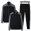 Men 'S Sports Suit Casual Sportswear Stand Collar Cardigan Suit Three -Piece Suit