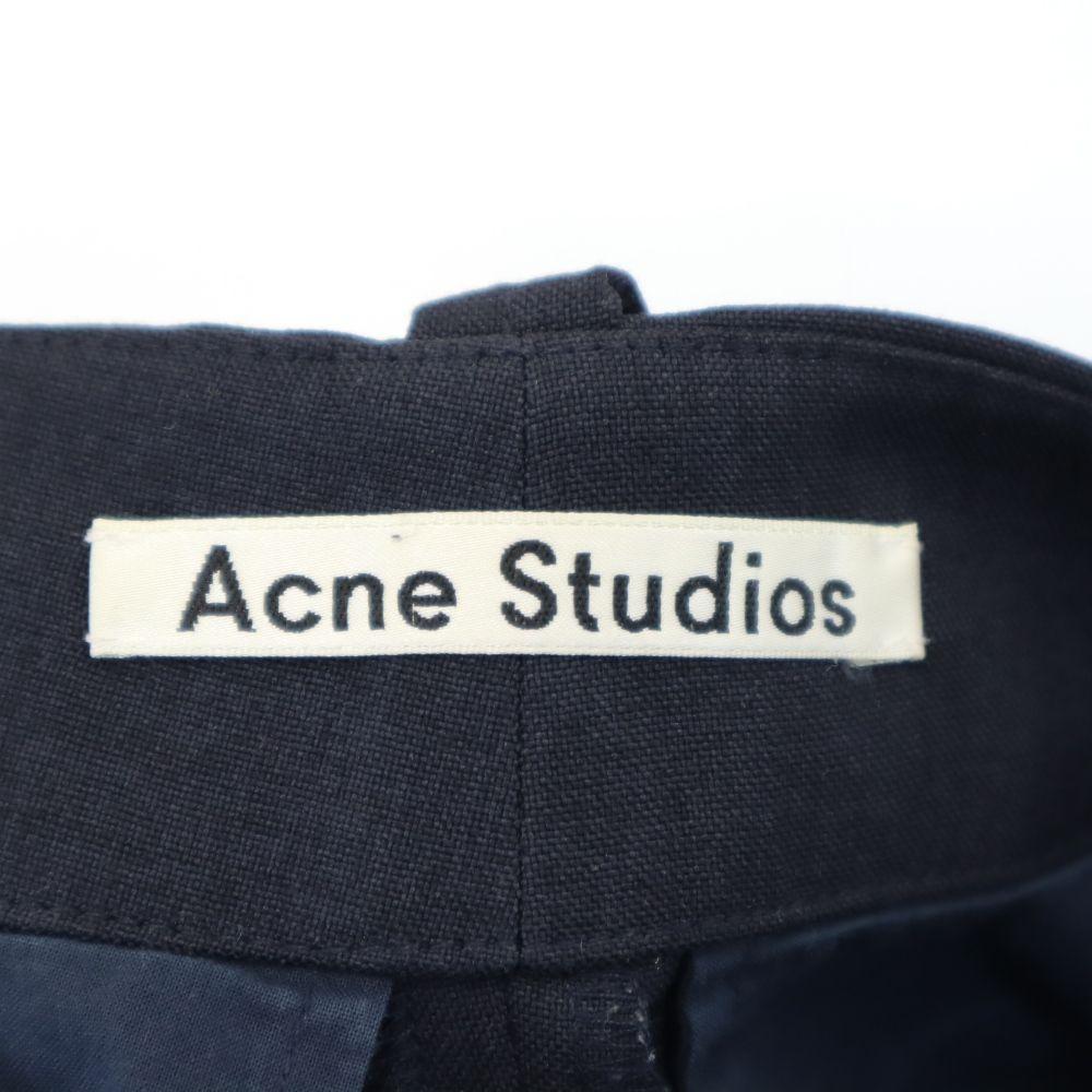 Acne Studios Длинные брюки 32 Темно-синий система Женский Б/у