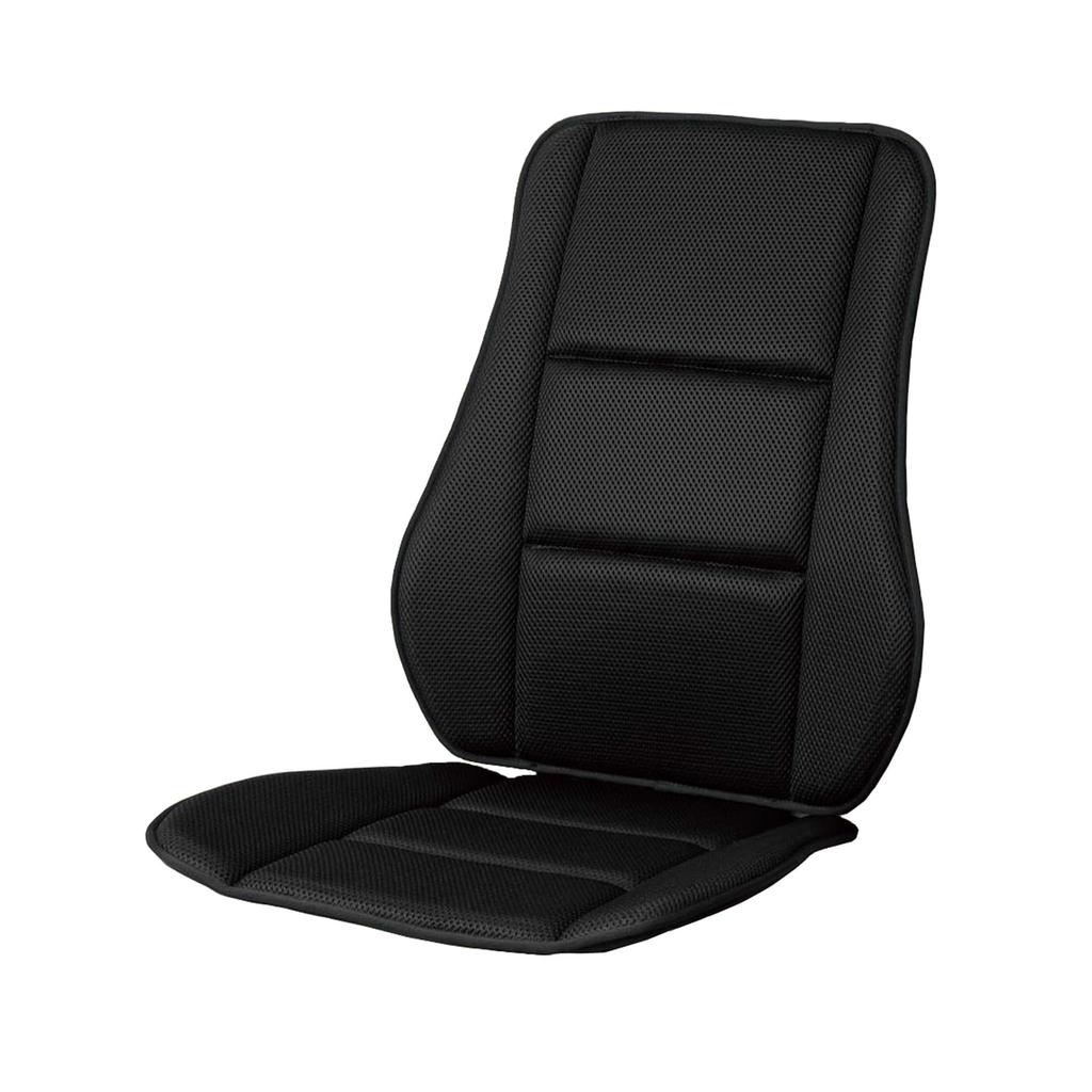 BONFORM Standard Mesh Seat Cushion with Stopper, 45x98cm, Black, 5780-07BK