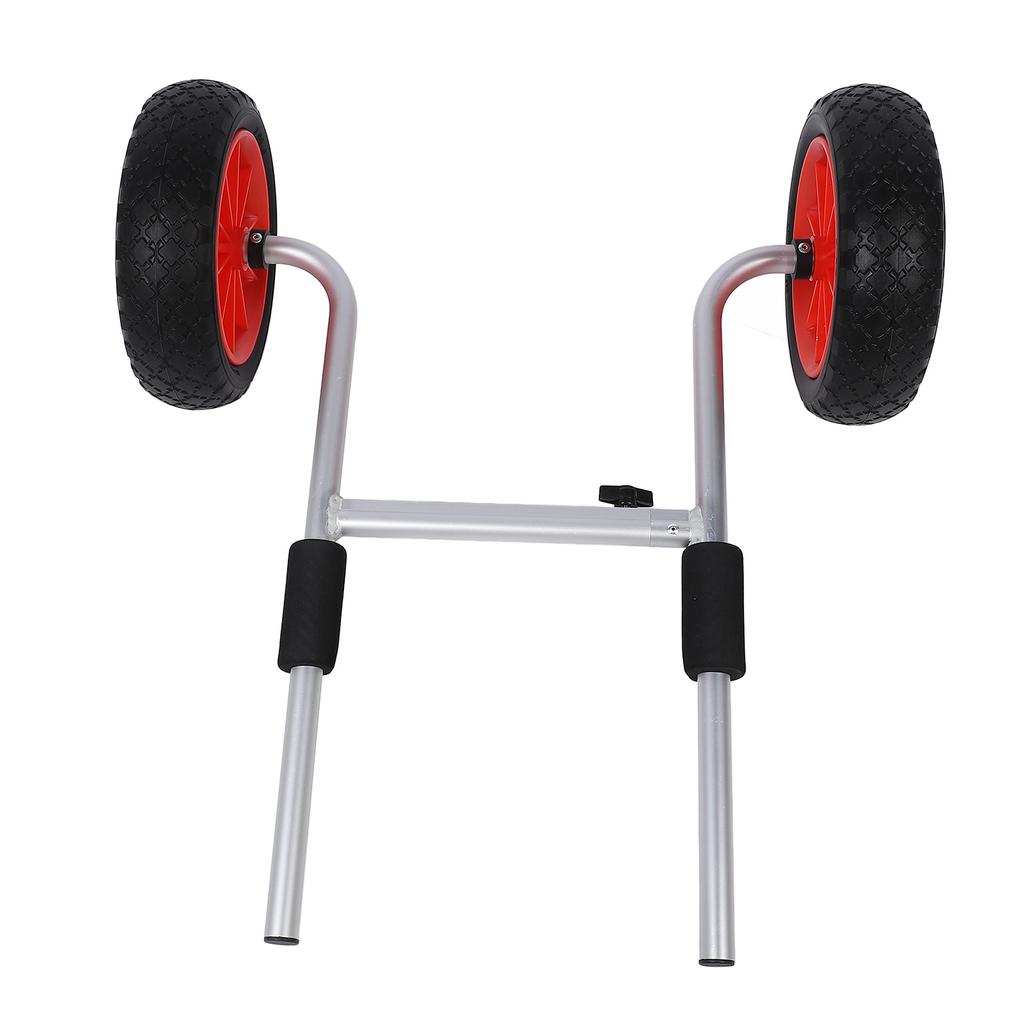 Тележка для перевозки каноэ, регулируемая, складная, 10-дюймовые шины, алюминиевая, с порошковым покрытием, для транспортировки каяка, для S