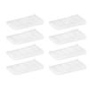 4/8Pcs Furniture Leveling Spacer Clear Furniture Leveling Shims Cabinet Leg Adjusters Wedge Gasket for Uneven Flooring