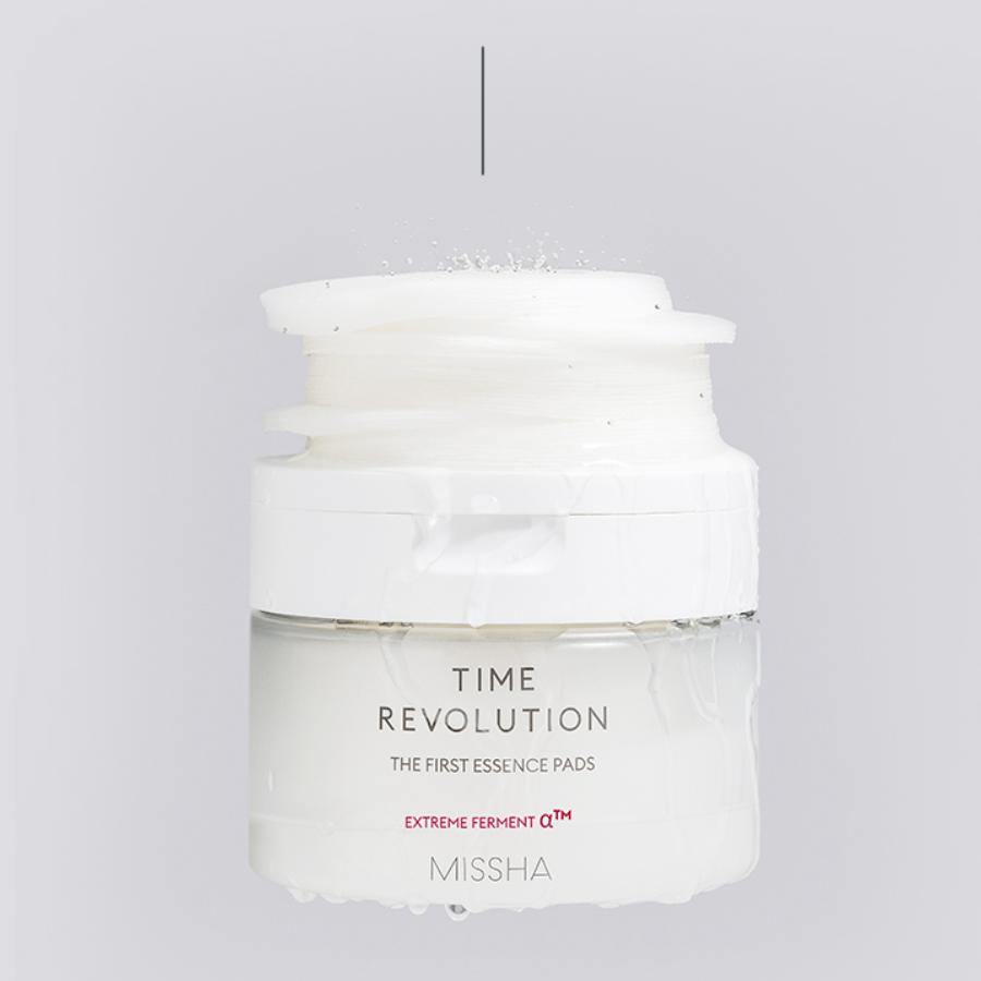 MISSHA Time Revolution The First Essence Pad 250 мл 75 подушечек Осветляющие увлажняющие подушечки для ежедневного ухода за кожей