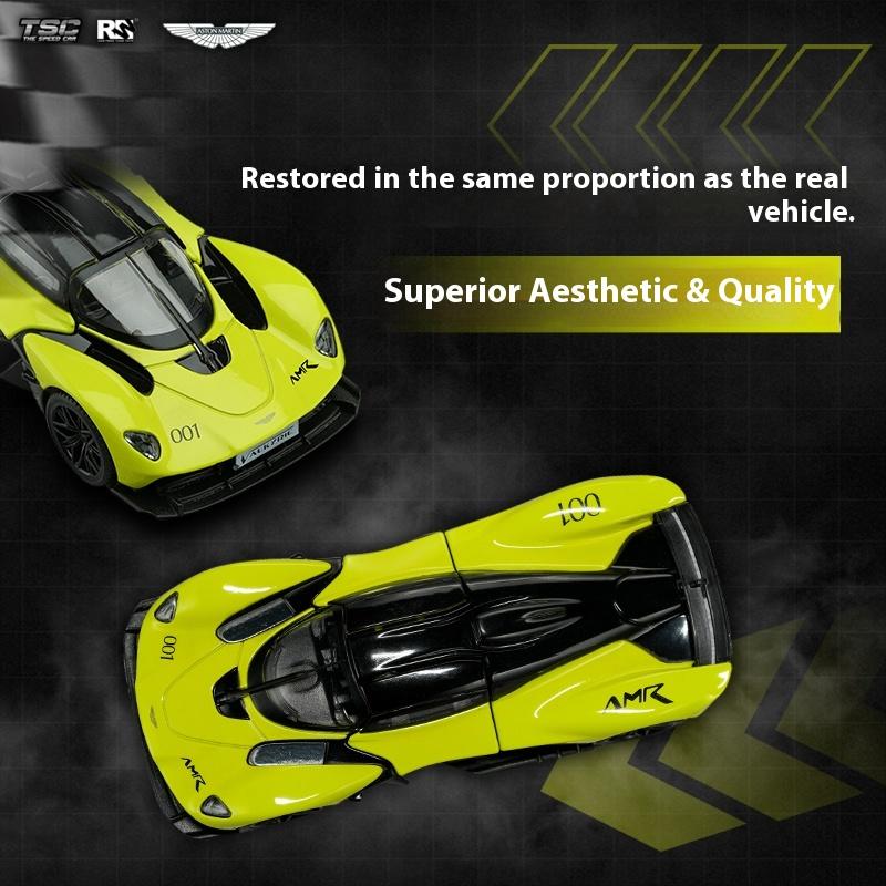 Tsc Speed Card 1:43 Aston Martin Valkyrie Симуляция Сплав Коллекционная Модель Автомобиля Украшение Рождественский Подарок Для Мальчиков