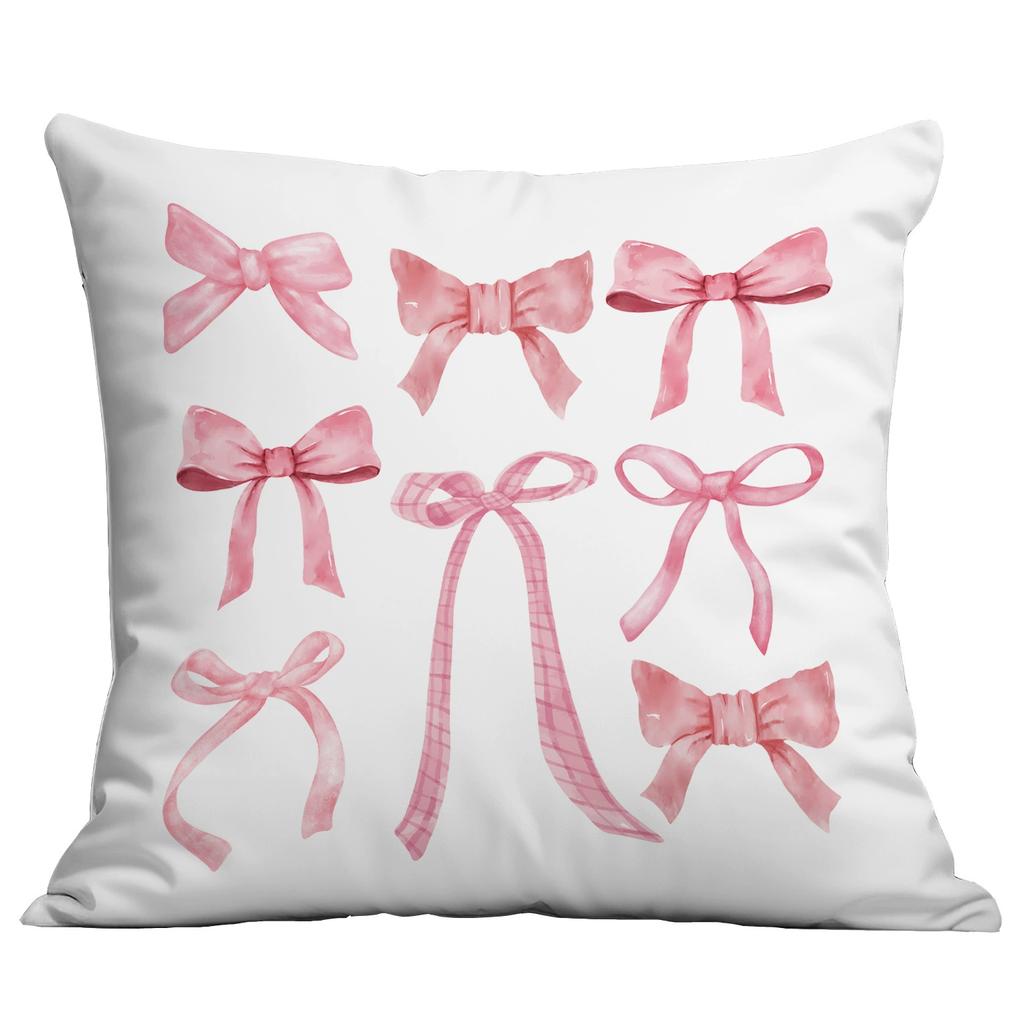 1pcs 45*45cm New Pink Creative Bow Cushion Cover Fashion Household Sofa Decoration Pillowcase