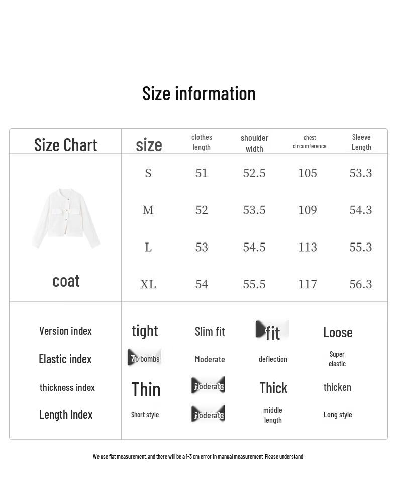 Qiusui Yiren Women's Lightweight Round Neck Short Jacket