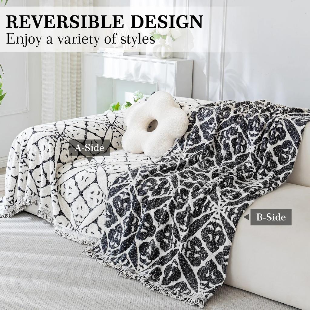 1шт Чехол для дивана в стиле бохо, универсальный, на все сезоны, новый, пылезащитный, устойчивый к царапинам, чехлы для подушек для дивана, стеганые