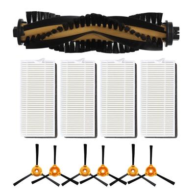 Для робота-пылесоса Conga M50 / M50 For X-Treme: Основная щетка, 6 боковых щеток и набор из 4 фильтров