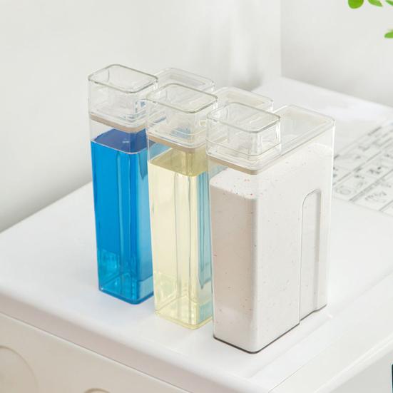 Долговечный многоразовый многофункциональный ящик для хранения стирального порошка, дозатор жидкого мыла, принадлежности для ванной комнаты