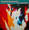 12-дюймовая пластинка MECHANIX ENTERPRISE Lets Get Down CBE1262 City Beat 1991 UK Dance Electronica Б/у