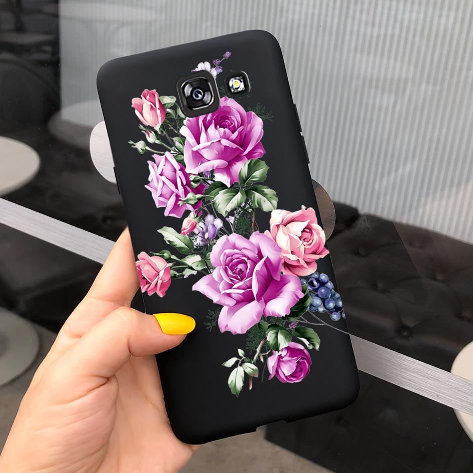 Чехол A5 2016 для Samsung Galaxy A5 2017 Обложка A520 SM-A520F Популярный Цветок Ударопрочный Бампер для Samsung A5 2016 A510 Мягкий Funda