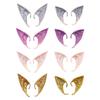 Ear Cuff Jewelry Glitter Latex Ears Angel Elf Ears Women Cosplay Accessories Imitation Makeup Props