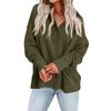 Women's Loose Casual Pullover Sweatshirt Long Sleeve Solid Color Top