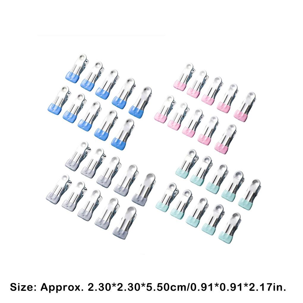 10Pcs Clothes Drying Hanger Anti-Skid Multi-functional Home Fixed Clamps Windproof Outdoor Clothespins Household Kitchen Towel