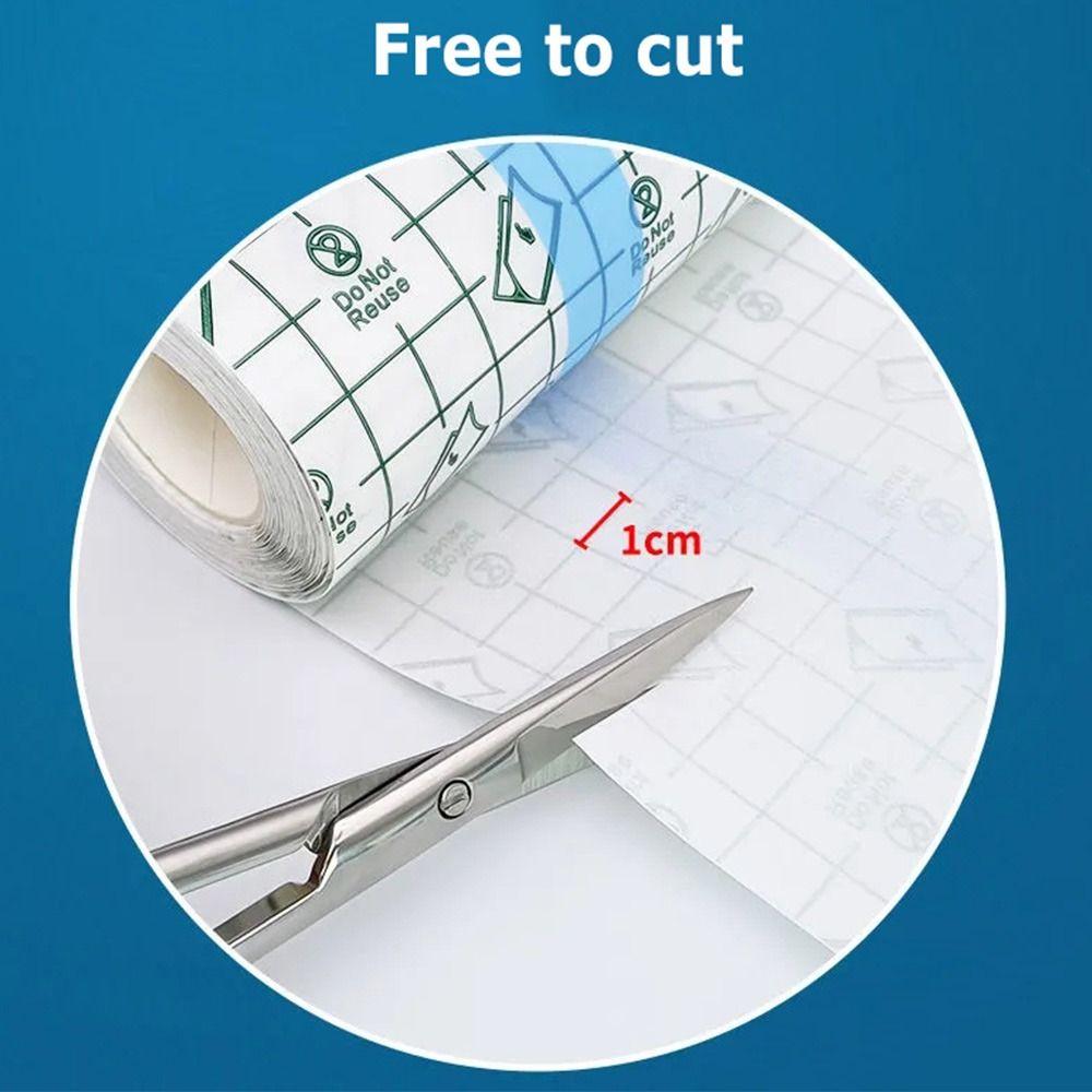 Воздухопроницаемая лента Водонепроницаемая повязка Прозрачная лента ПУ пленка Наклейка Эластичный клейкий бинт