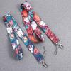 Webbings Ribbon Mobile Phone Strap ID Card Pass Hang Rope Badge Holder Flower Lanyard Keys Keychain
