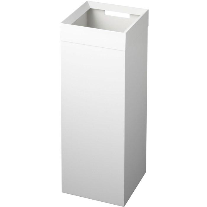Yamazaki Trash Can Rectangular Long White Approx. W22.5xD22.5xH60cm Tower 4488