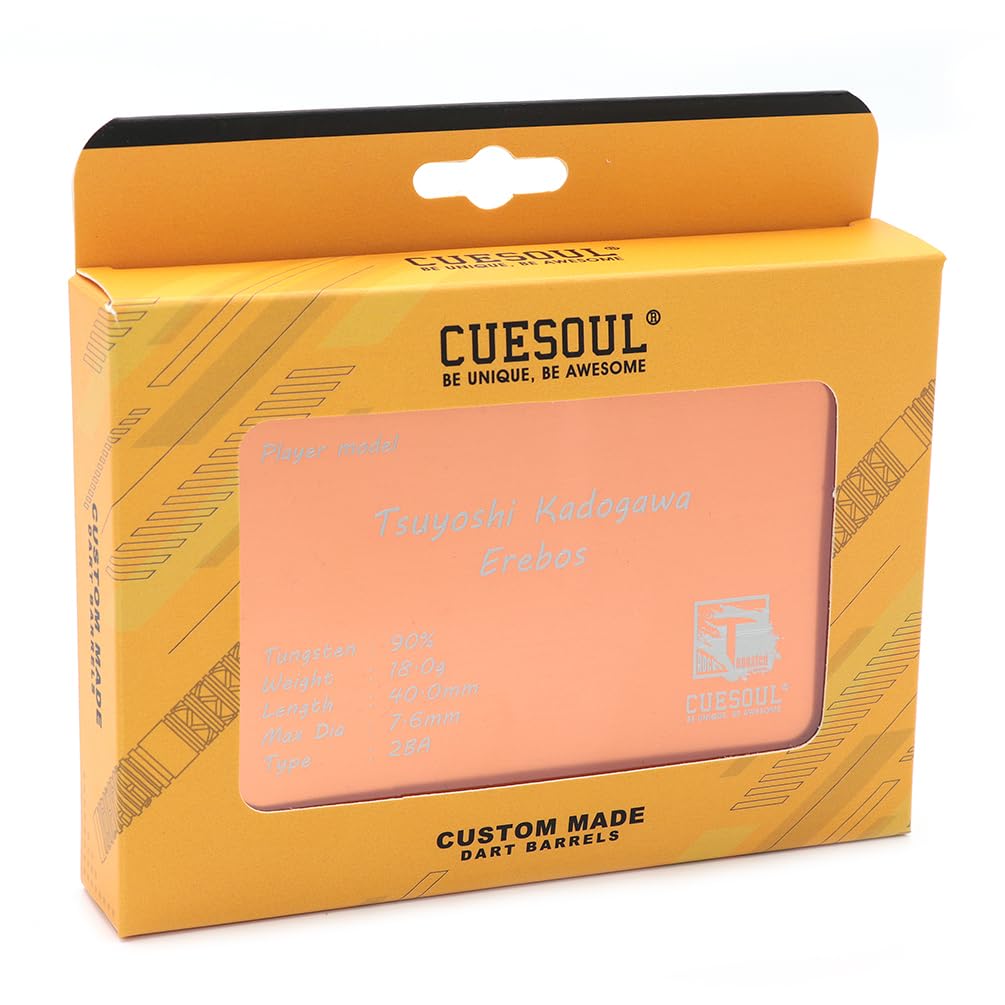 CUESOUL Goshi Kadokawa Player Model Erebos 2BA Soft Tip Tungsten Set 90% 3-Piece (CSDP-BS066)